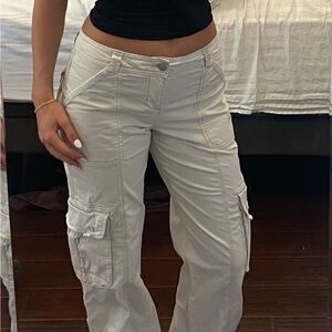 Garage Beige Cargo Pants
